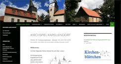 Desktop Screenshot of kirchspiel-kapellendorf.de